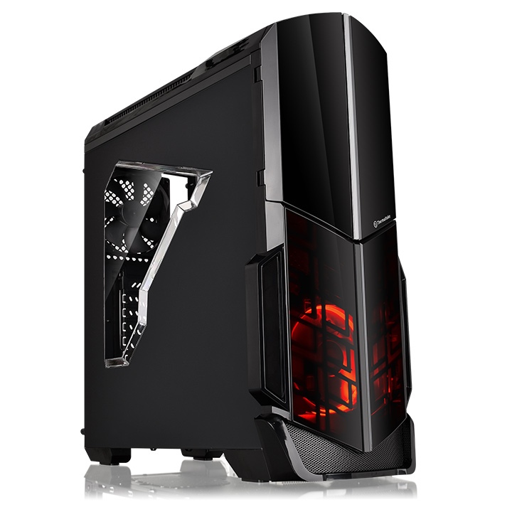 Thermaltake Versa N21 Black Translucent Window ATX Mid Tower PC Gaming DIY Build 