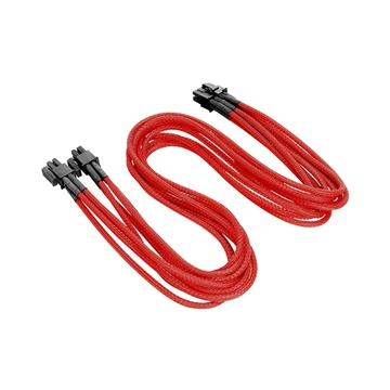 Individually Sleeved 6+2pin PCI-E Cable - Red