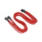 Individually Sleeved 4+4Pin CPU Cable - Red