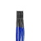 4Pin peripheral單編織網線材 – 藍色