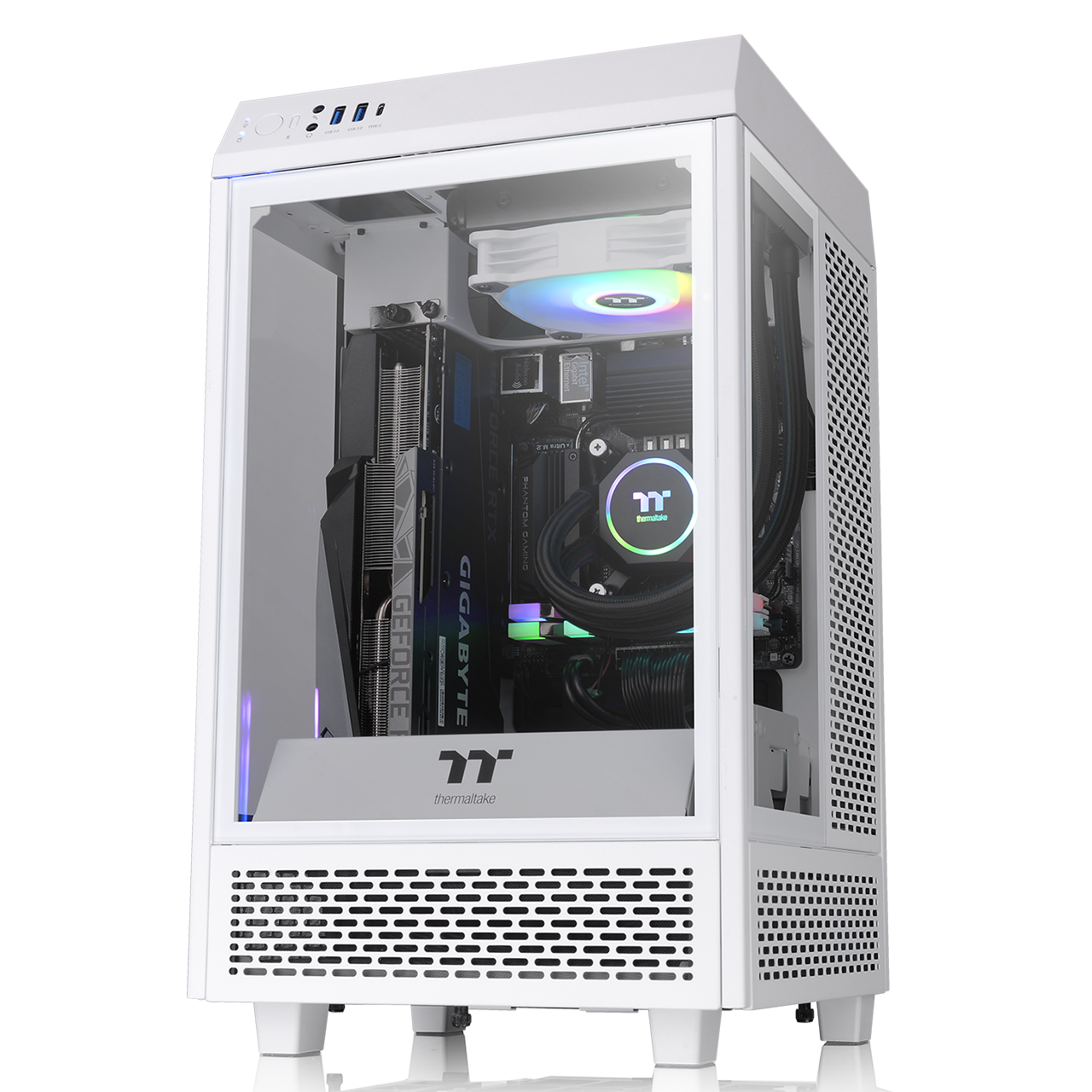 thermaltake the tower 100 snow