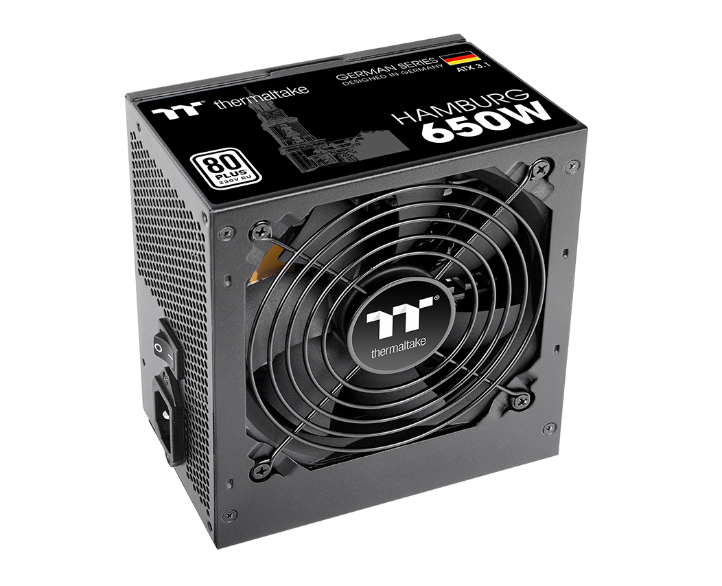 BERLIN 750W power supply unit with ultra-quiet 120mm fan for excellent airflow and low noise