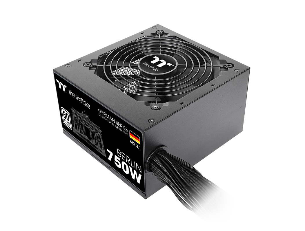 BERLIN 750W PSU featuring modular low-profile cables