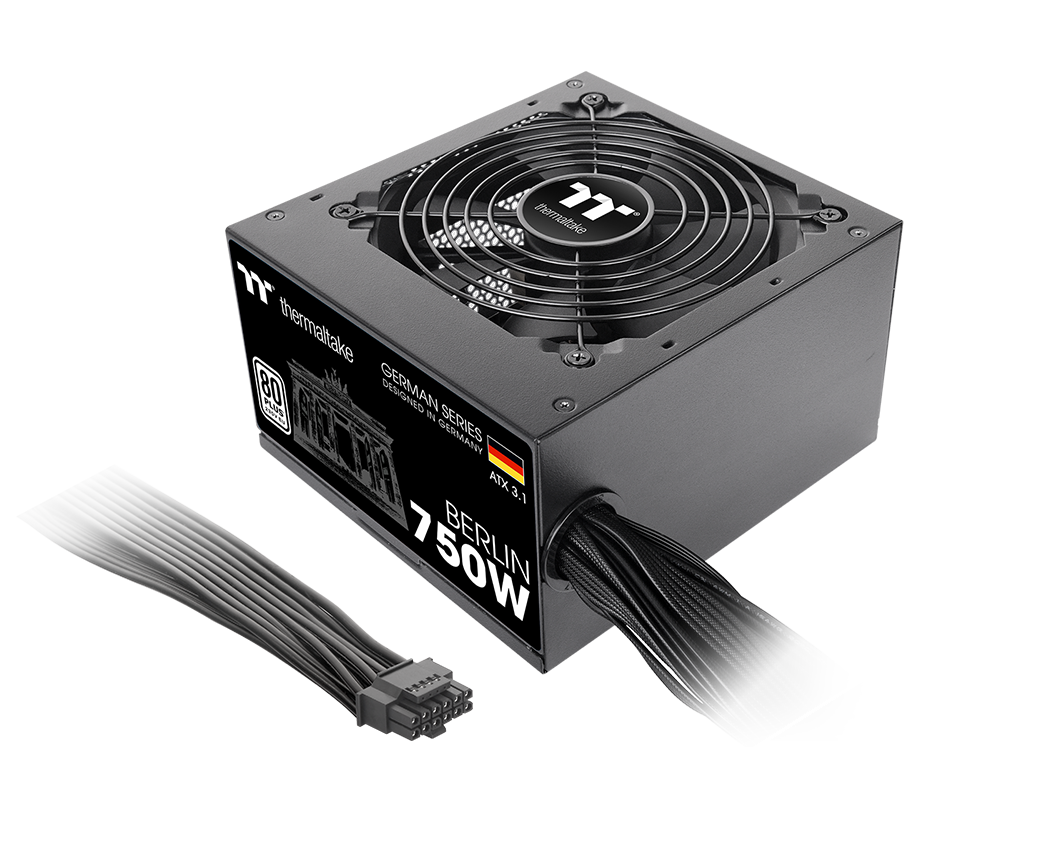 BERLIN 750W power supply with PCIe 12+4pin connector supporting next-generation GPUs