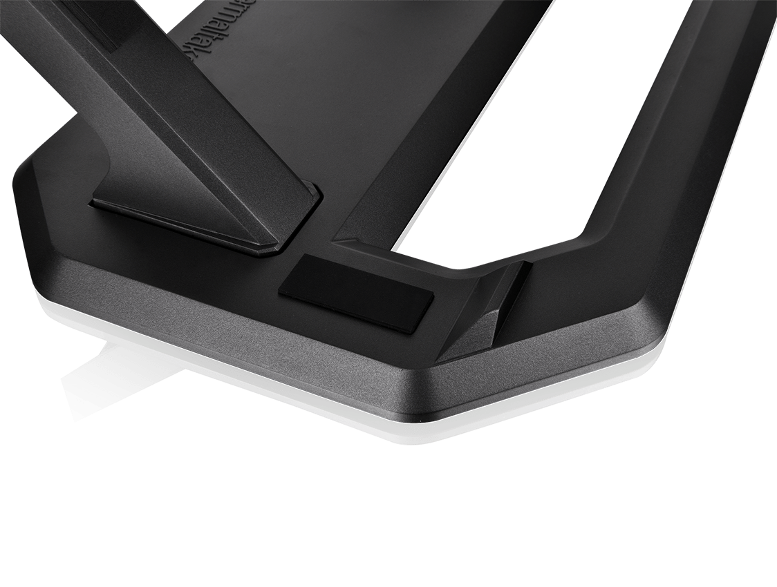 Chassis stand with anti-slip design featuring raised edges for secure hold