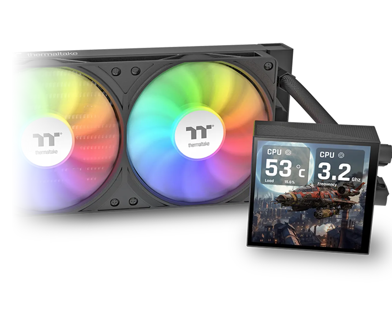 TH V3 Ultra ARGB Sync - LCD Display