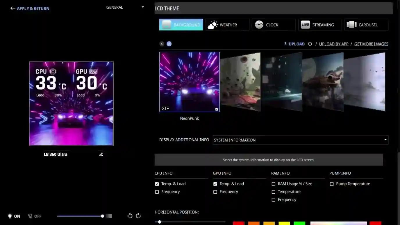 Background Customization