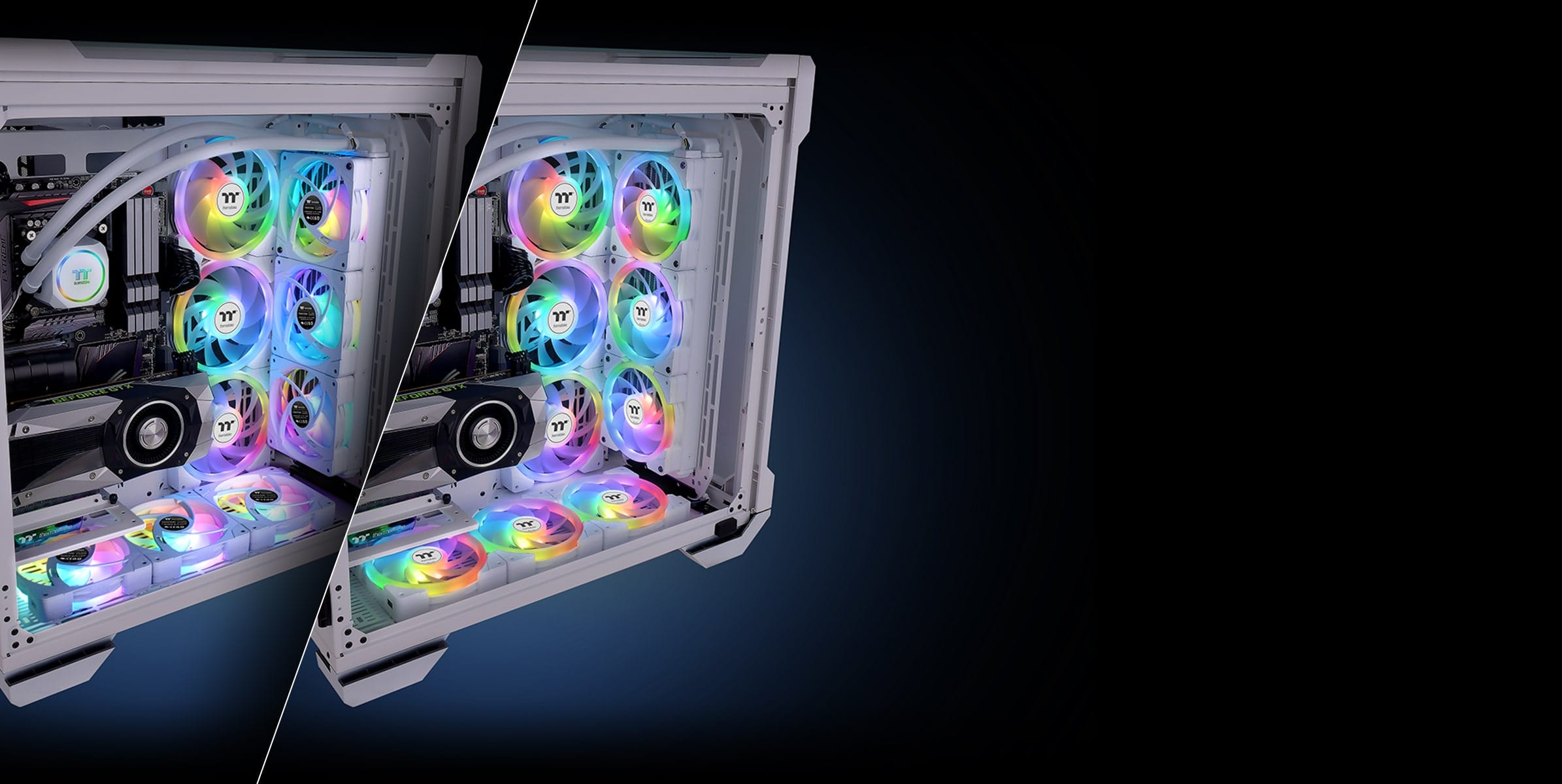 SWAFAN EX14 ARGB Sync PC Cooling Fan TT Premium White