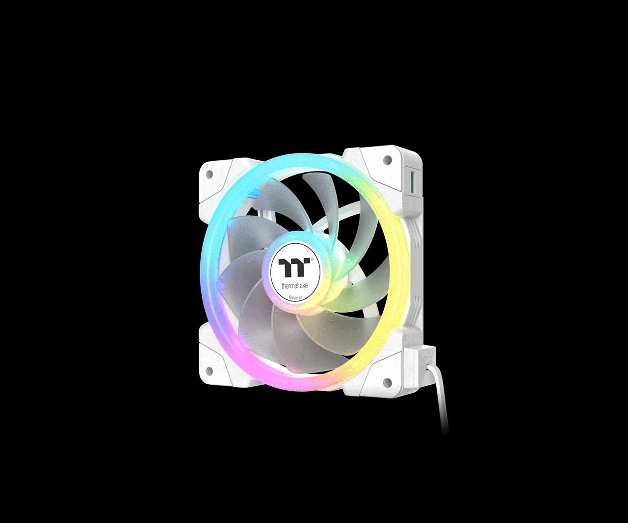 swafan-ex14-argb-sync-pc-cooling-fan-tt-premium-edition White - Snow