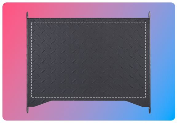 Pedal Mount for GF500 Flight Simulator Cockpit