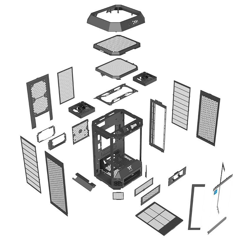 The Tower 250 Mini Tower Chassis