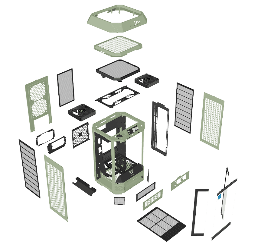 The Tower 250 Mini Tower Chassis