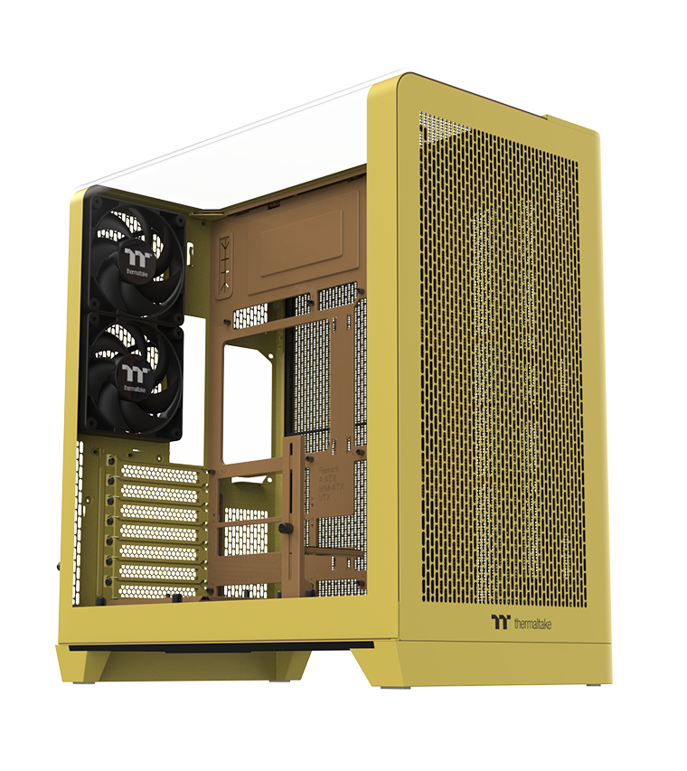The Tower 250 Mint Strawberry Mini Tower Chassis with cooling support