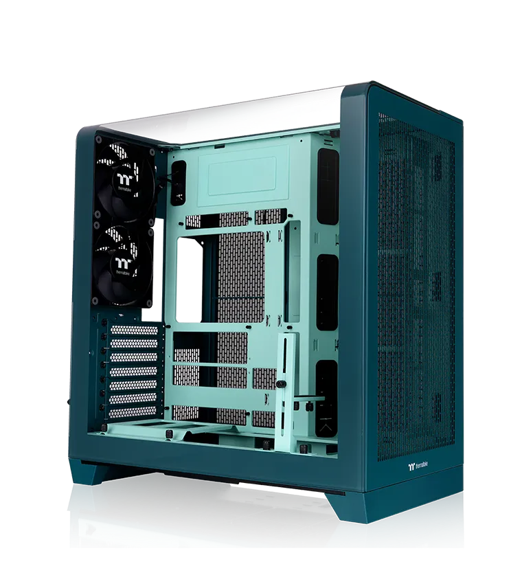 The Tower 250 Mint Strawberry Mini Tower Chassis with cooling support