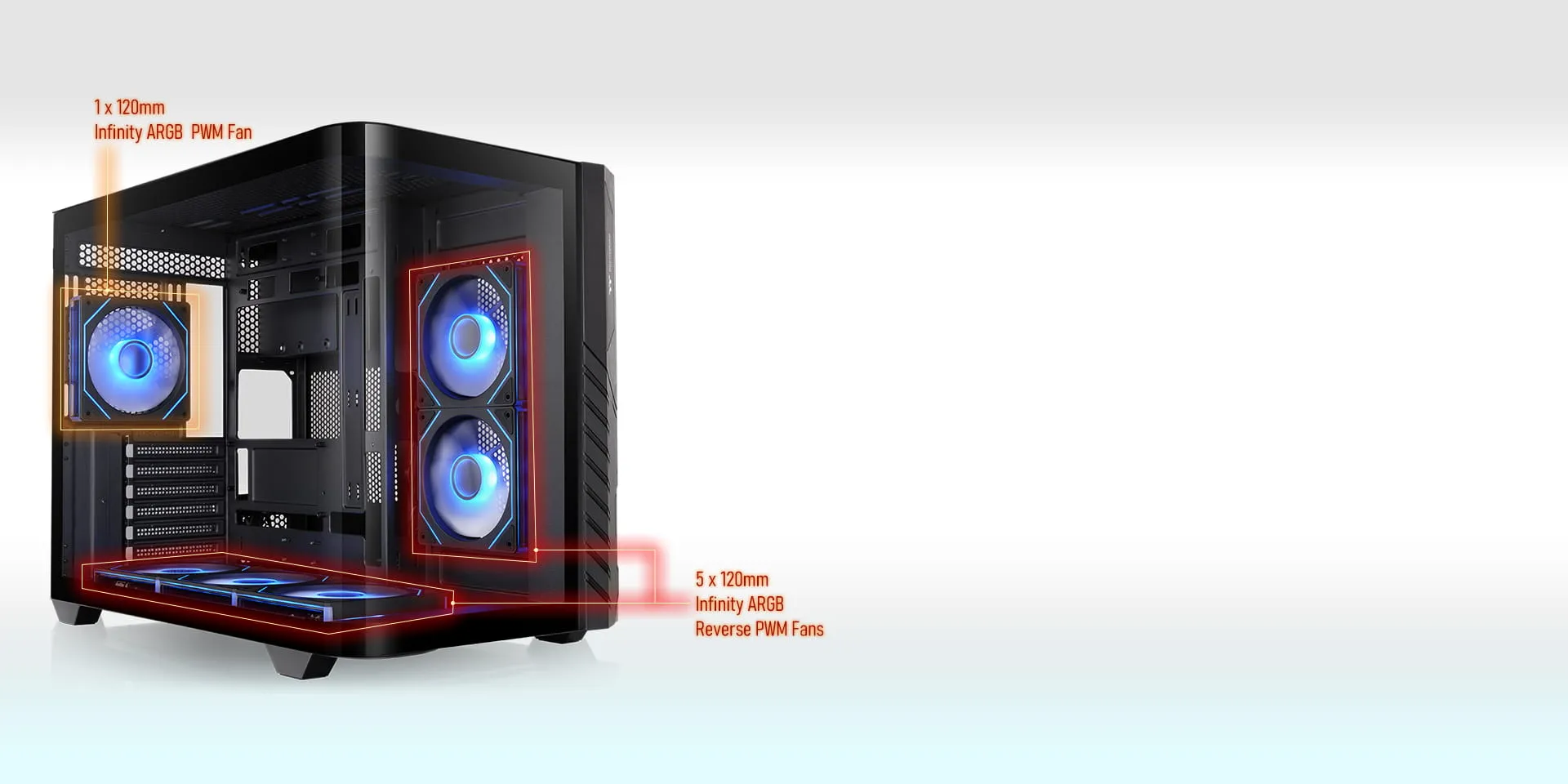 Vision 330 CR ARGB Mid Tower Chassis