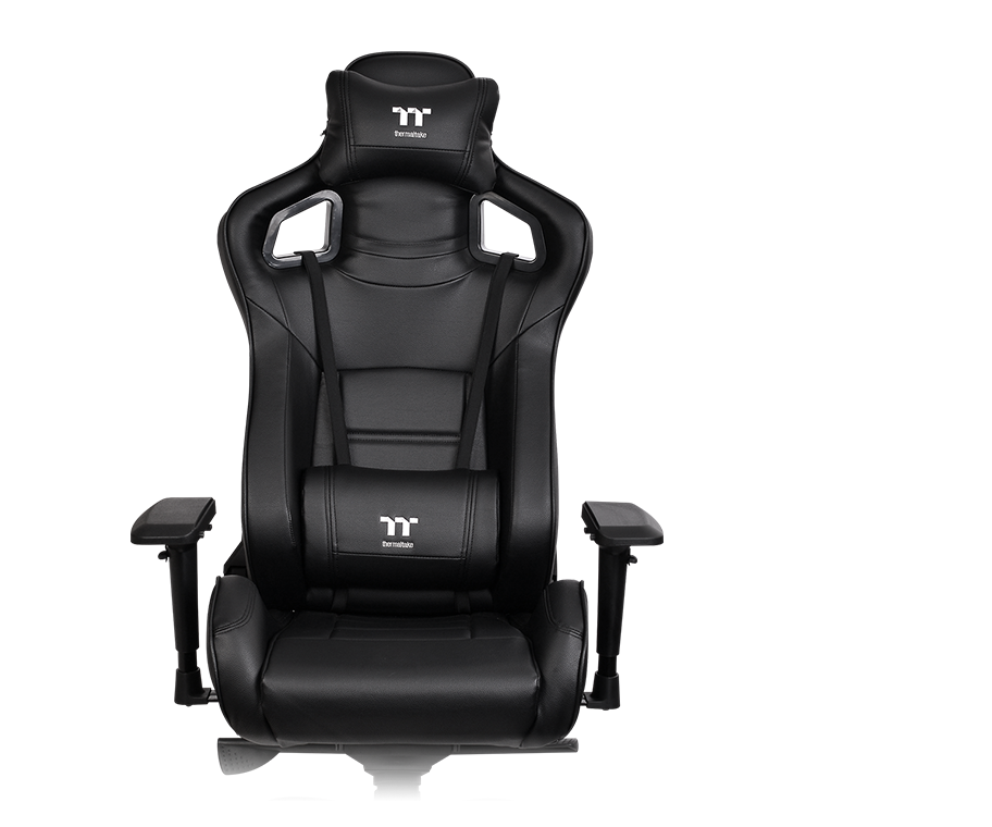 black racing chair