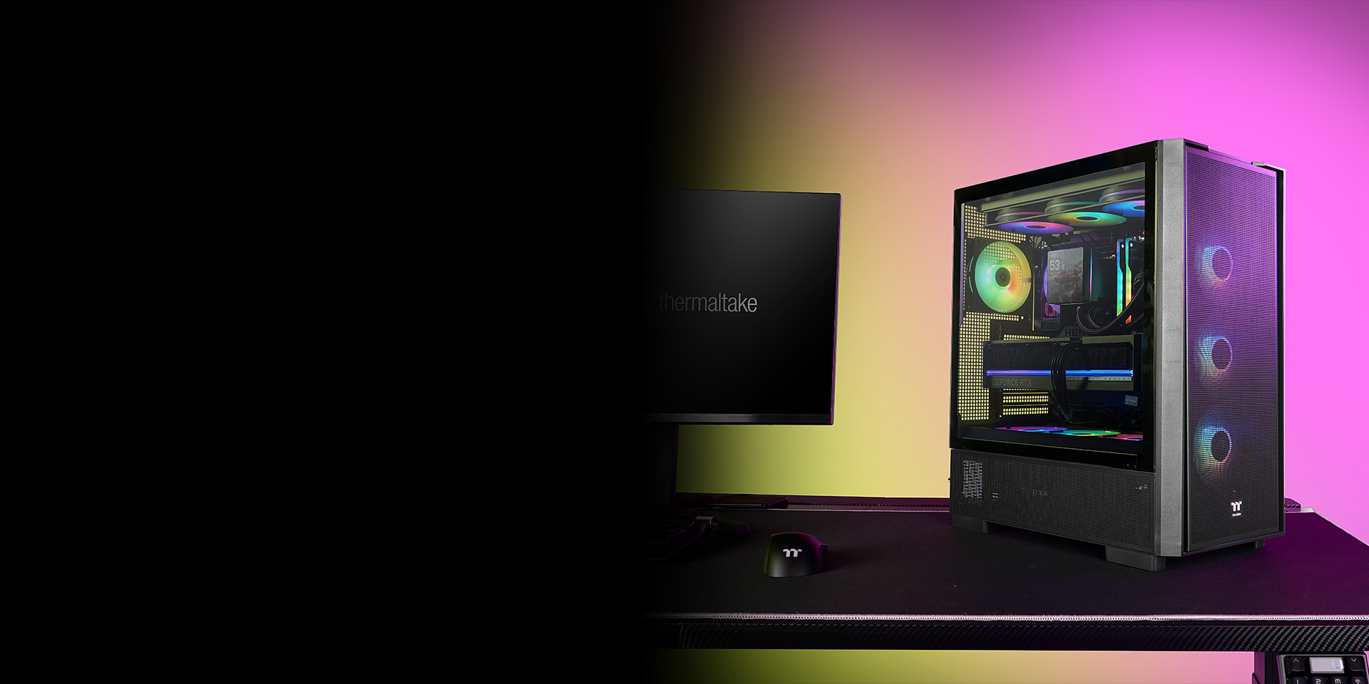Thermaltake S380 TG ARGB Mid Tower Chassis 