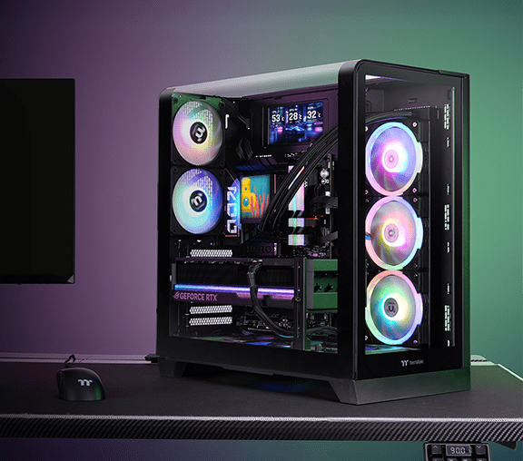 Four Tempered Glass Panels for Maximum Visibility